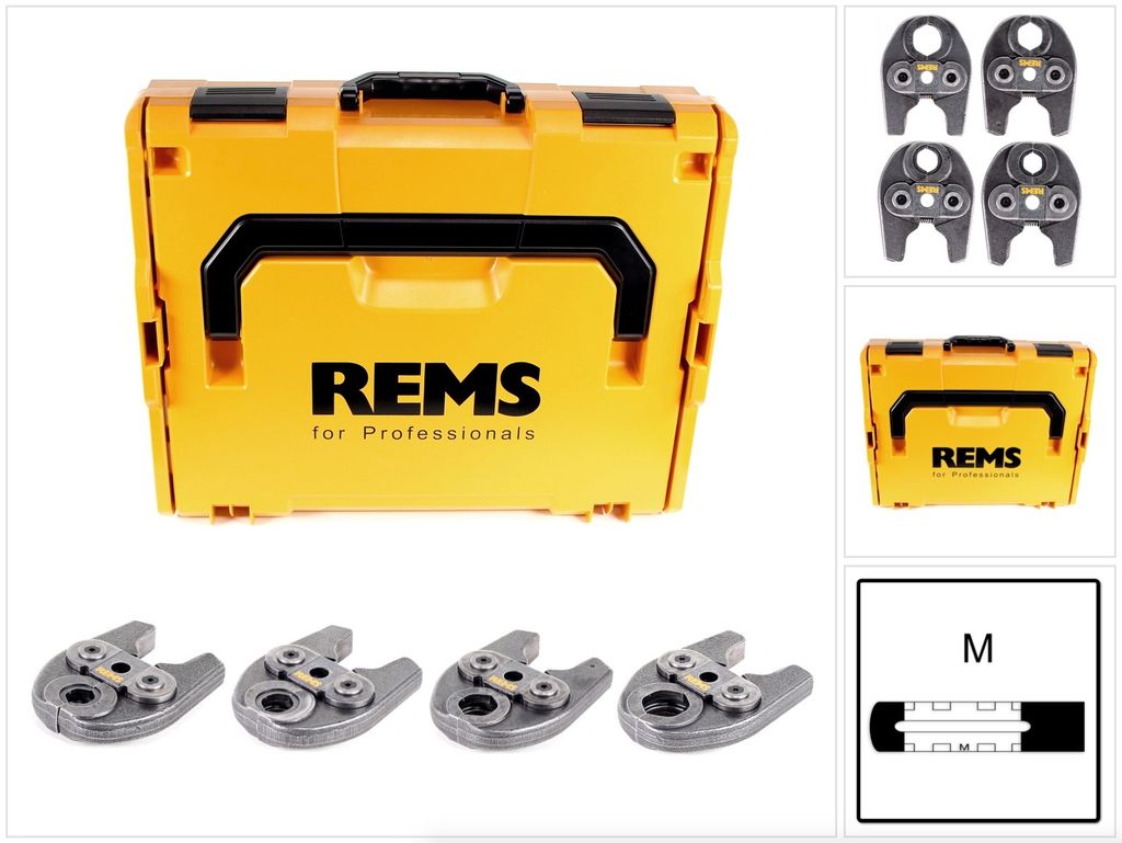 REMS Presszangen Mini Set M 15-18-22-28 im Systemkoffer Produktbild 