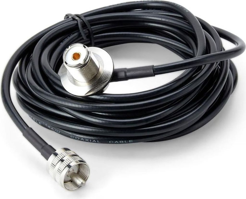 Moonraker MC-ECH mobiles Antennen-Kabelset – Standard-Kabelkit für viele Mobilantennen-Halterungen, 5 m Länge