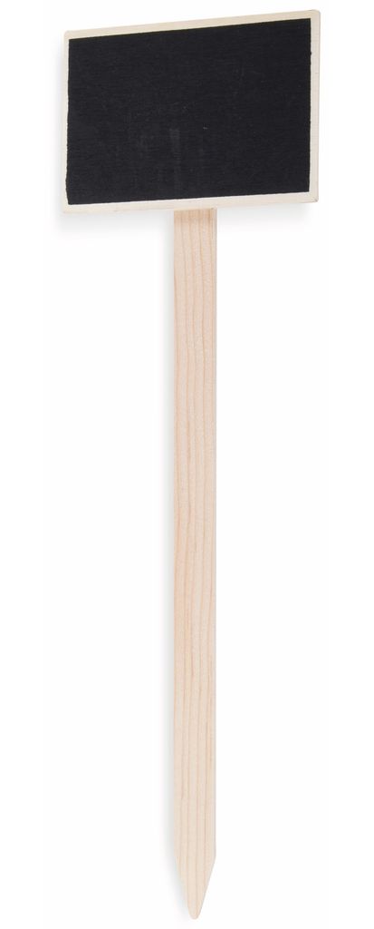 pflanzenetiketten 34 x 10 cm Holz klar/schwarz 3-teilig