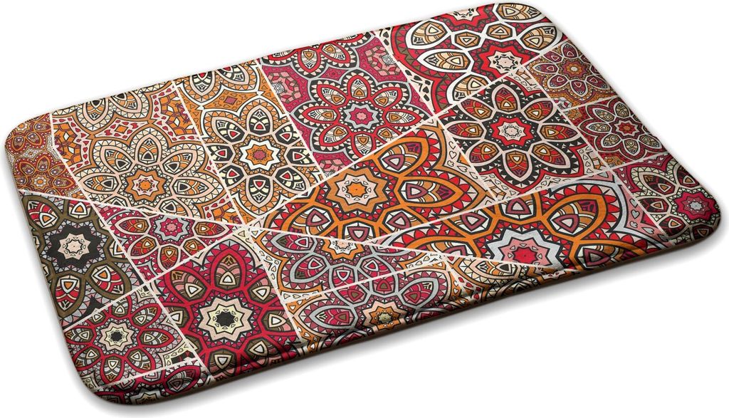 Teppich Teppich Wohnzimmer Schlafzimmer Modern - 90 cm x 60 cm - Geometrische Muster