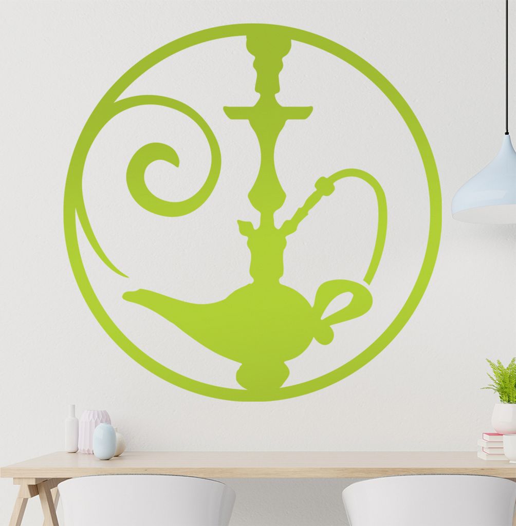 Wunderlampe Wandtattoo in 6 Größen - Wandaufkleber Wall Sticker - Dekoration, Küche, Wohnzimmer, Schlafzimmer, Badezimmer