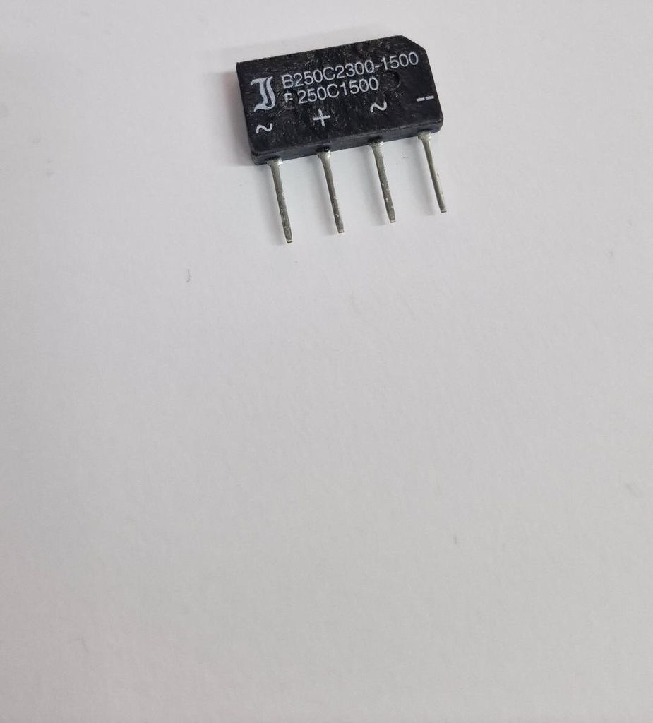 Velleman - 250V1.5 - Brückengleichrichter 250V-1.5A (B250C-2300-1500)