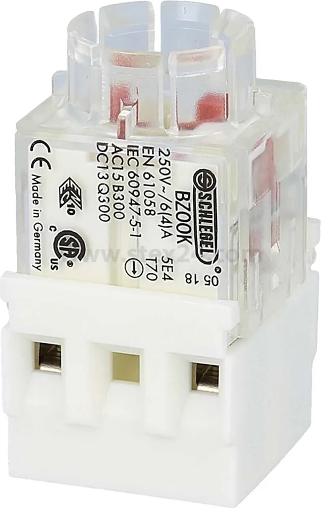 Georg Schlegel Contatto a sfioramento, 2Ö Contatto BZ_K Attacco a vite, sezione 0,34 mm² - 2,5 mm² - 1 pezzo