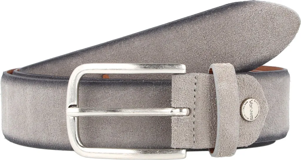 Vanzetti Cintura Moda Velours Grigia W85 Accessorio Donna Pelle - 3