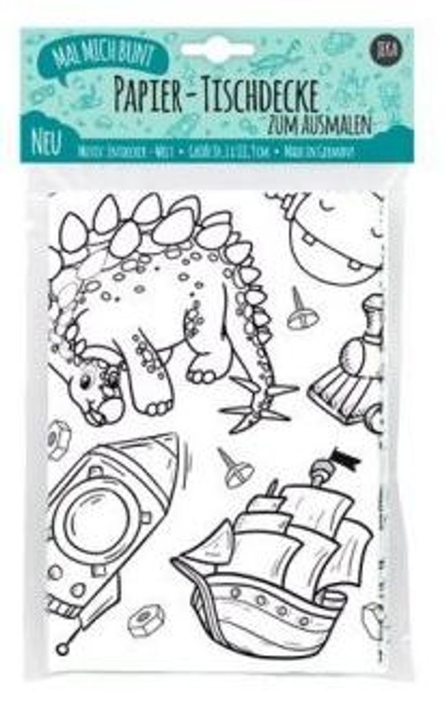 Mal Mich Bunt Ausmal-Tischdecke aus Papier Entdecker Produktbild 