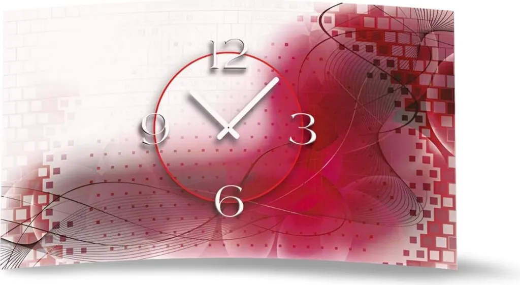 Regalo Originale: Orologio da Parete DIXTIME 3D-0390 Rosa Design