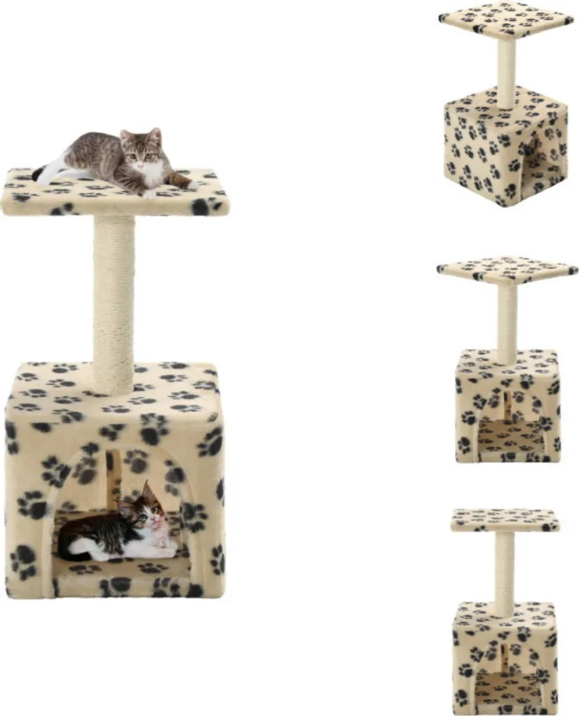 Miglior Tiragraffi Piccolo vidaXL Beige 55 cm: Testato dai miei Gatti