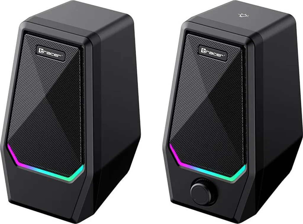 Haut-parleurs multimédia 2.0 TRACER Loop 2 RGB USB pour Bureau et Jeux - 4