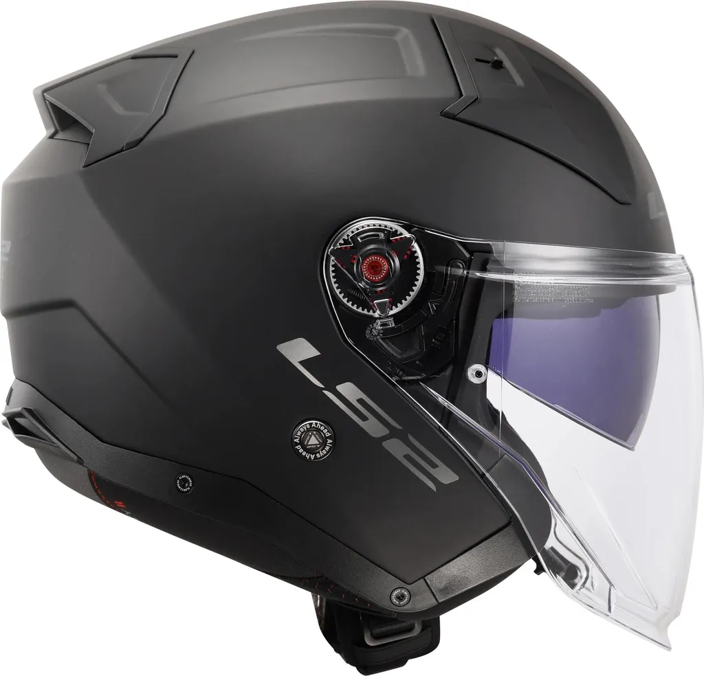 Casque LS2 OF603 Infinity II Solid Jet Noir Mat Taille L 59-60 cm - 17