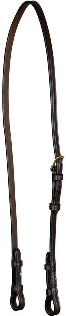 Pièce de mors Dyon D Collection en Cuir Marron et Bouclerie Laiton Full