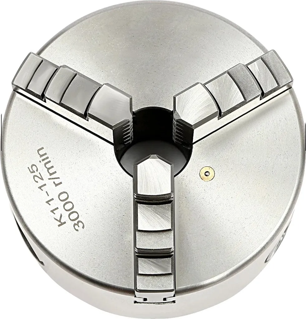 Mandrin 3 mors 125 mm argenté : finissez-en avec le désaxage
