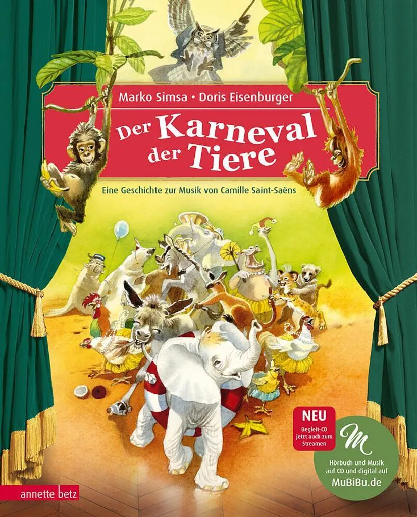 Éveil Musical Enfant avec Le Carnaval des Animaux Livre et CD à Écouter