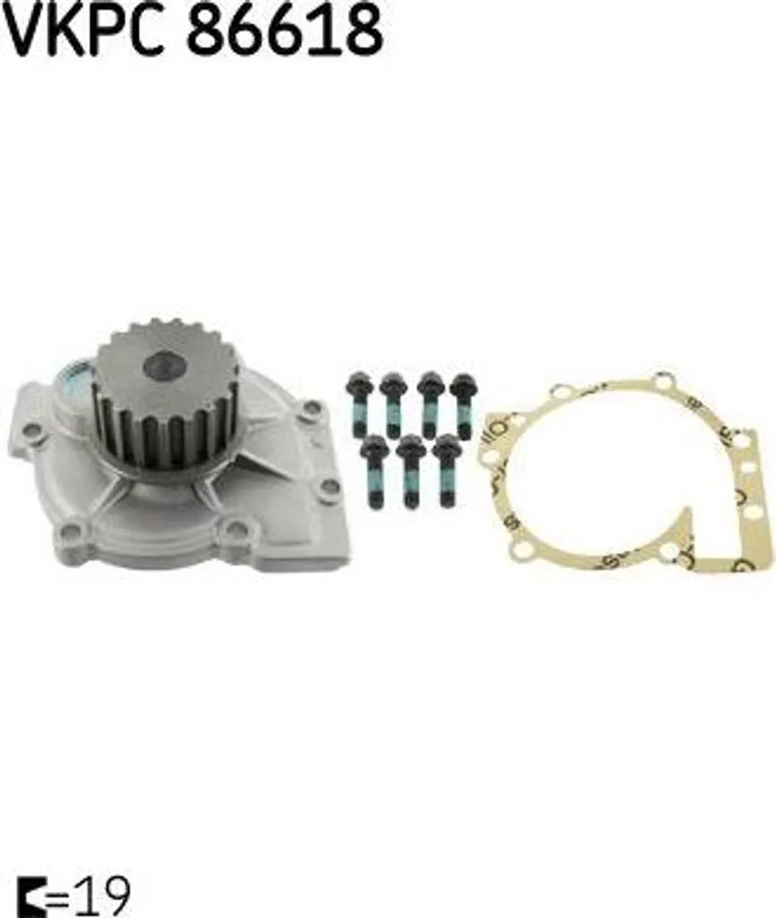 Système de refroidissement moteur SKF VKPC86618 Pompe à eau OE