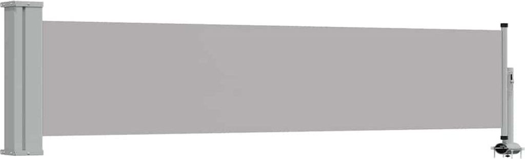 vidaXL Ausziehbare Seitenmarkise 60×300 cm Grau Produktbild 