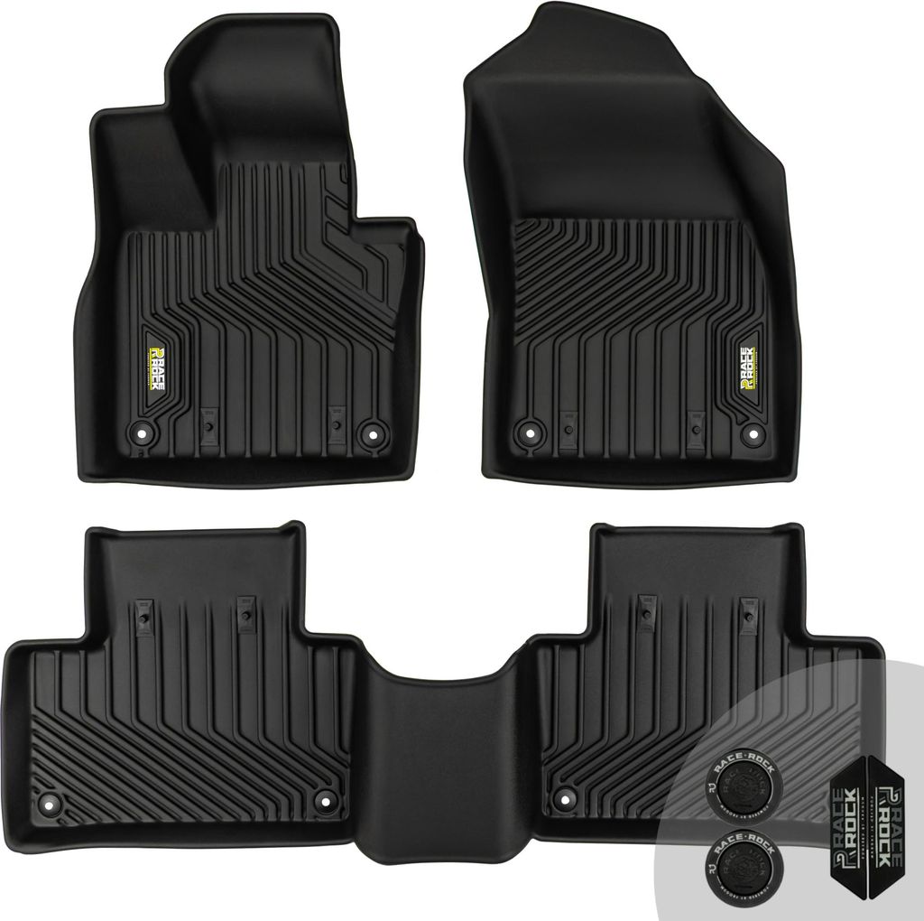 FROGUM Race Rock Autofussmatten 2in1 TPE + Velours für Volvo XC90 II ab 2014