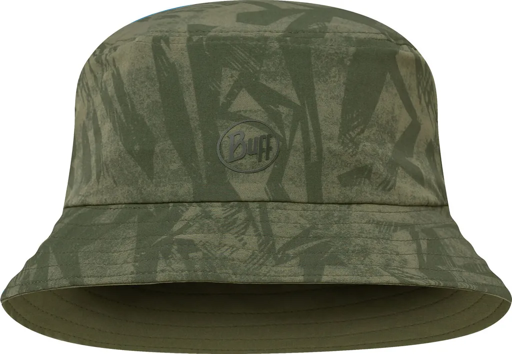 Cappello BUFF Adventure Bucket Açai Khaki S/M | Idrorepellente e Packable
