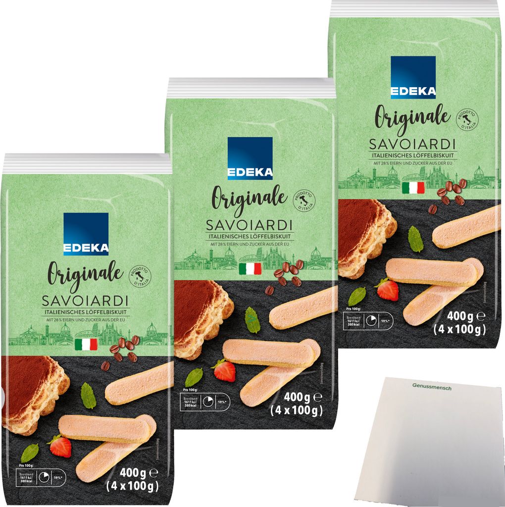 Edeka Löffelbiskuit das Original aus Italien mit Produktbild 