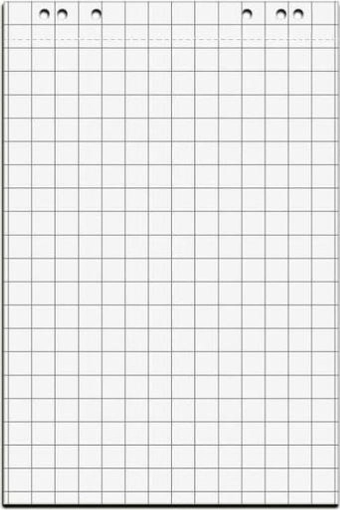MAUL Flipchart-Papier kariert Papier 5 Stück 98 x 67.5 x 0.19 cm weiß
