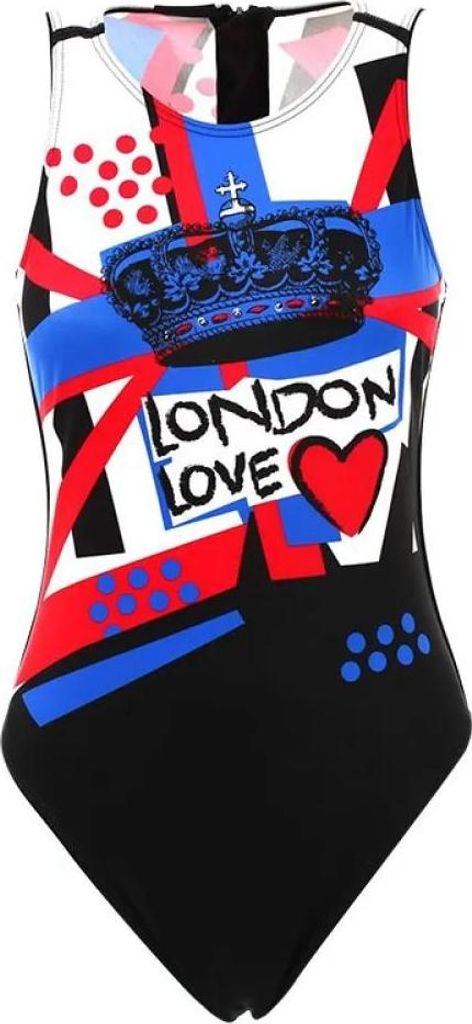 Turbo London Love 89557 Badeanzug Schwarz 2XL Damen Schwarz 2XL