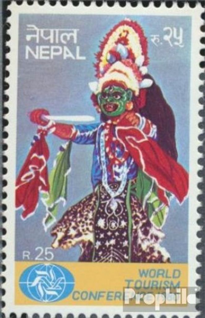 Briefmarken Nepal 1980 Mi 404 (kompl.Ausg.) postfrisch Welt Tourismus Konferenz
