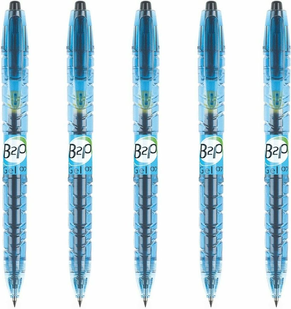 Pilot Bottle to pen 0.7 Gelschreiber - 5er-Set schwarz