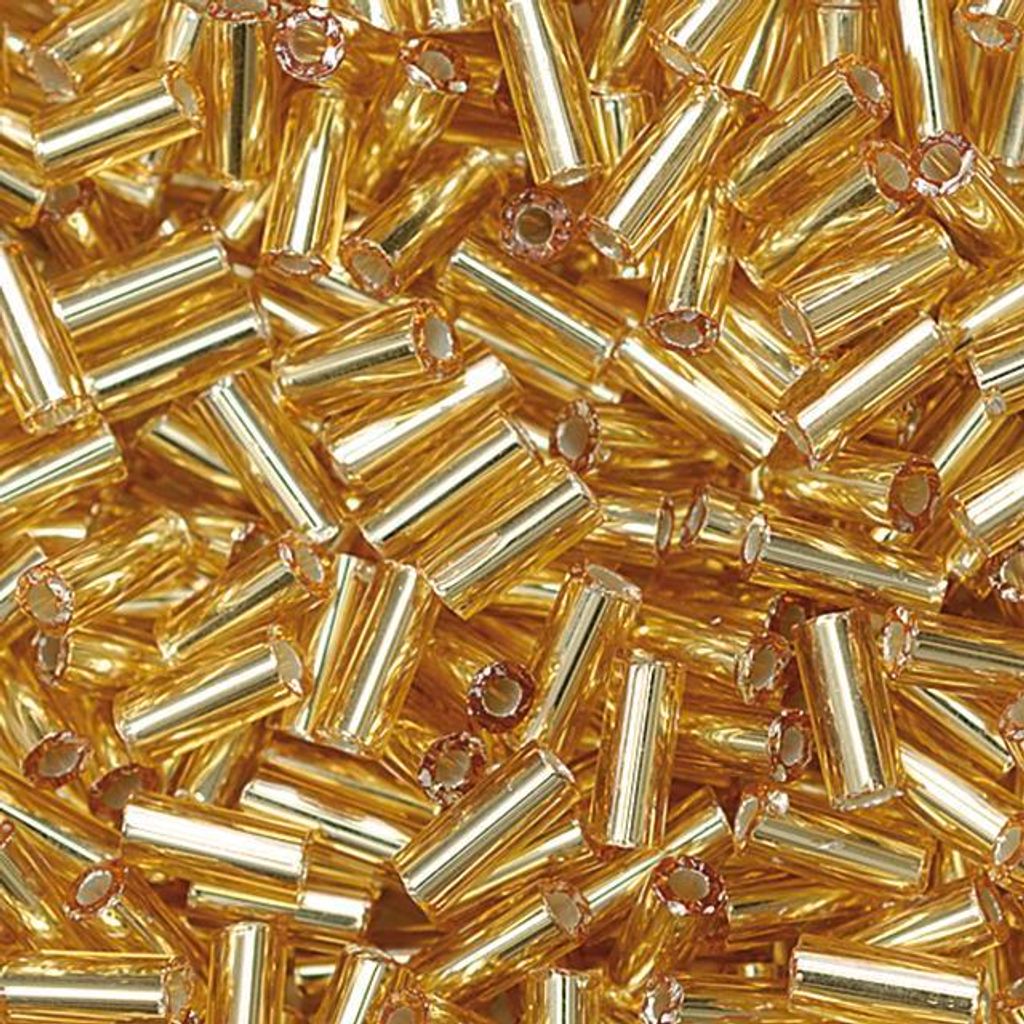 Rocailles 15x2 mm gold VE=5x10g