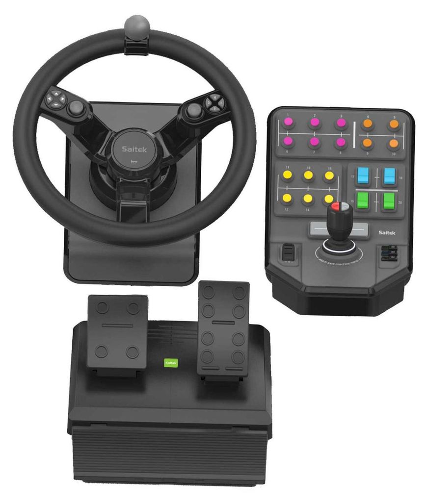 Logitech G Heavy Equipment Bundle Nero USB 2.0 Sterzo Immagine del prodotto 