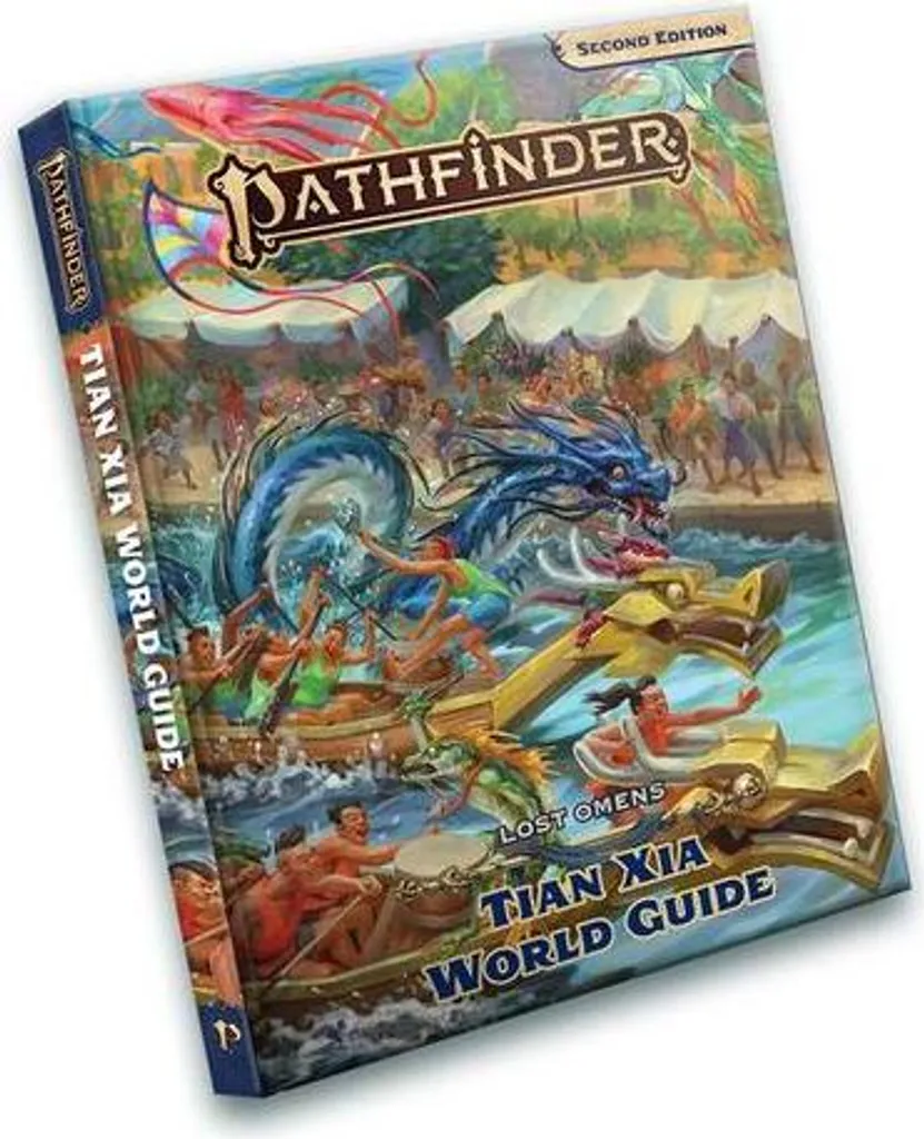 Guide Pathfinder Lost Omens Tian Xia avec cartes et illustrations