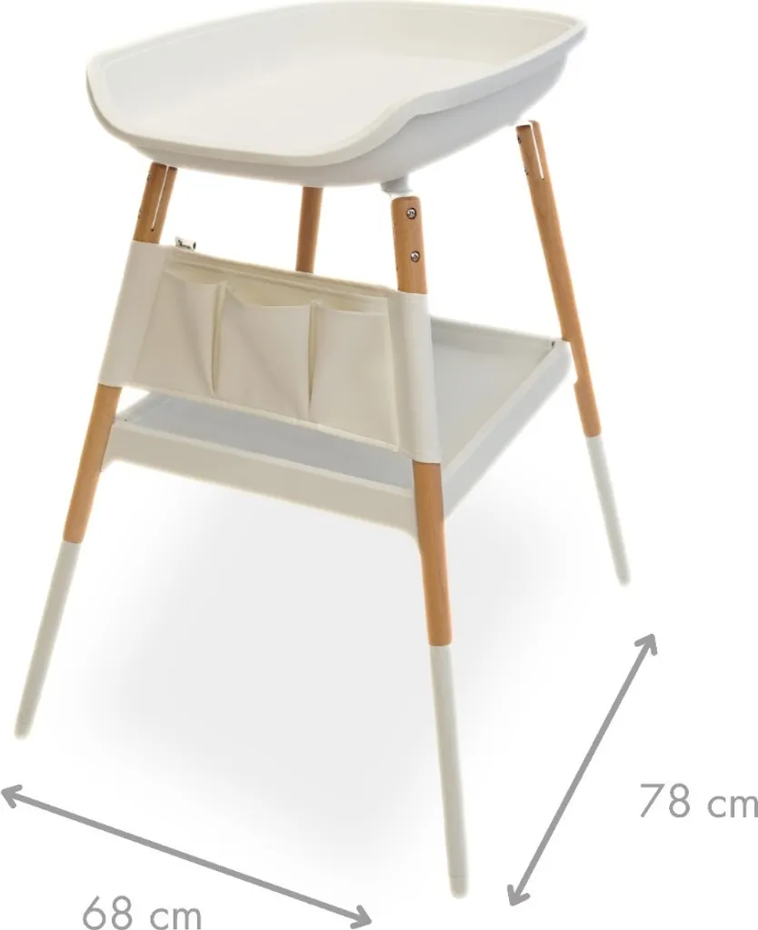 Table à langer Balneo Pure White - Plan à langer ergonomique et stable