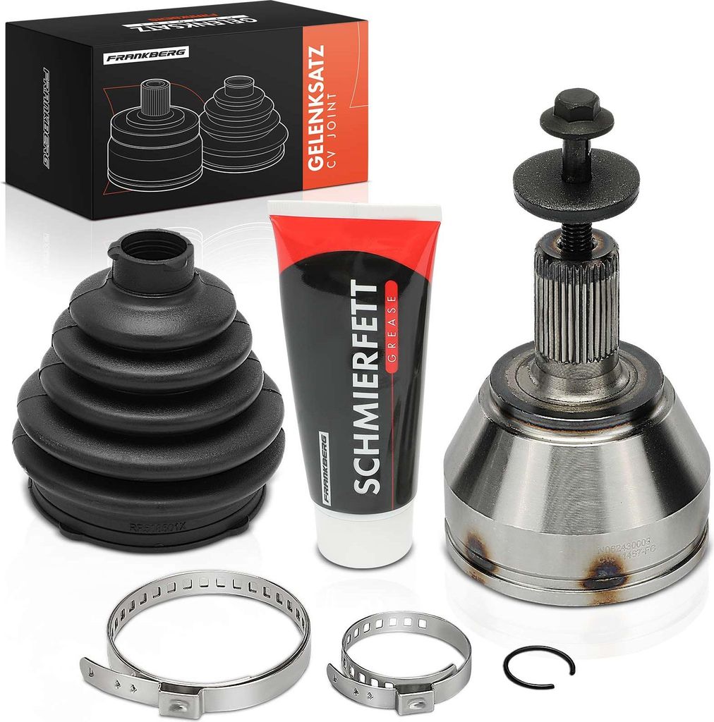Frankberg 1x Antriebswelle Gelenksatz Vorderachse für Ford C-Max DM2 Focus II Stufenheck III