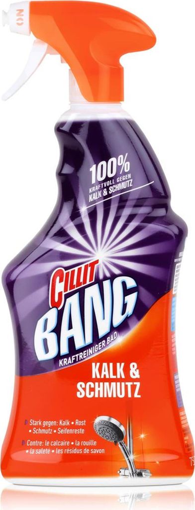 Cillit Bang Kraftreiniger Kalk & Schmutz 750ml Sprühflasche Produktbild 