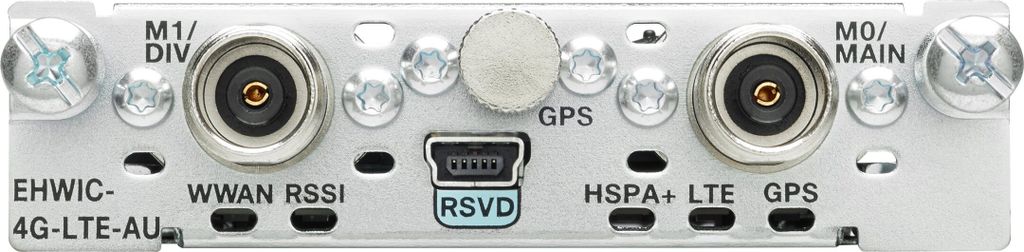 Cisco 4G LTE WWAN EHWIC, Router für Mobilfunknetz, Industriell, 4G, Edge, GPRS, GSM, HSPA+, LTE, WCDMA, 800,900,1800,2100,2600 MHz, UL 60950-1,CAN...