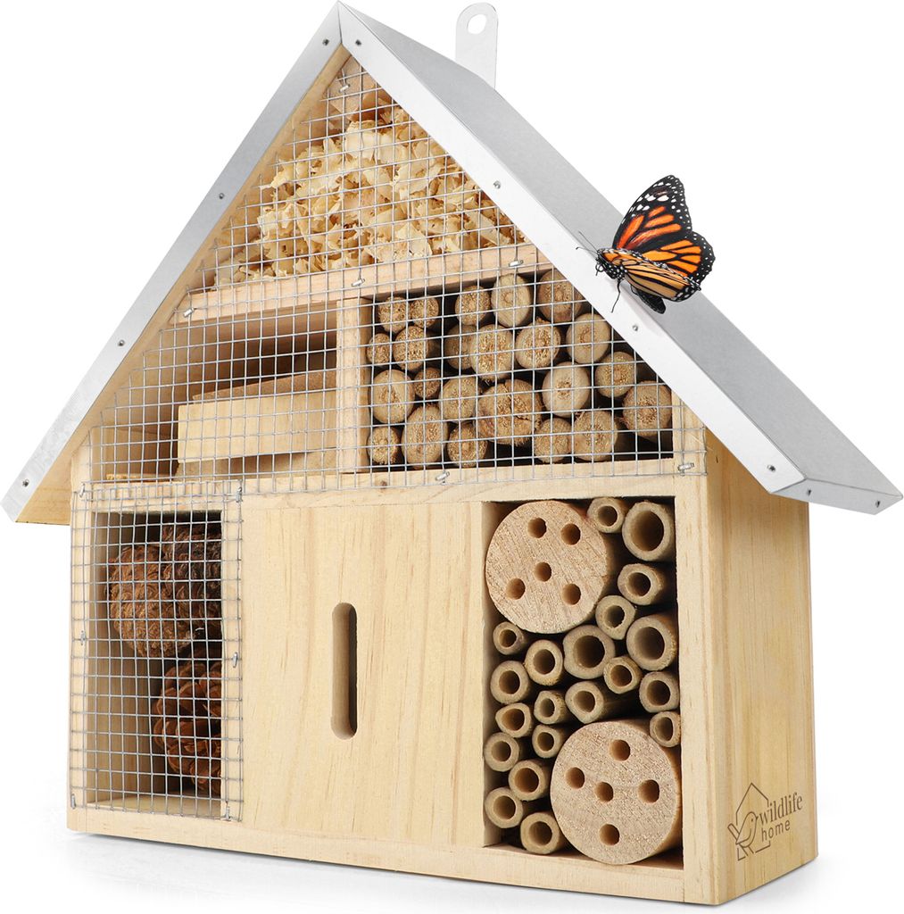 WILDLIFE HOME Insektenhotel - Naturbelassen & Wetterfest, Produktbild 