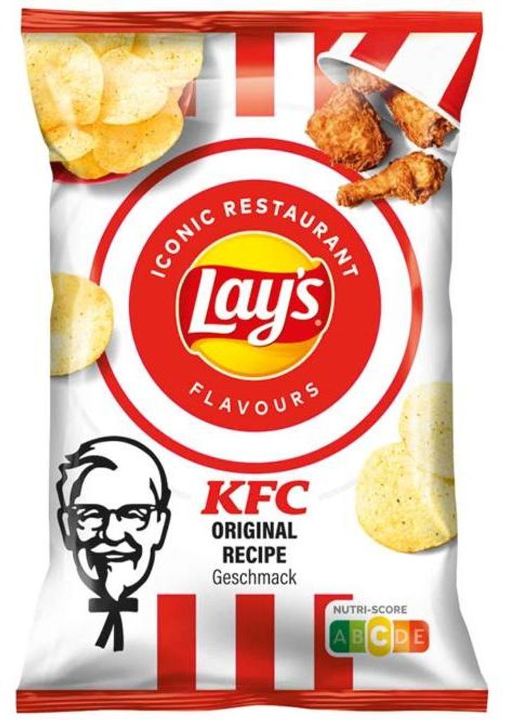 Lays KFC Original Recipe Kartoffelchips mit Produktbild 