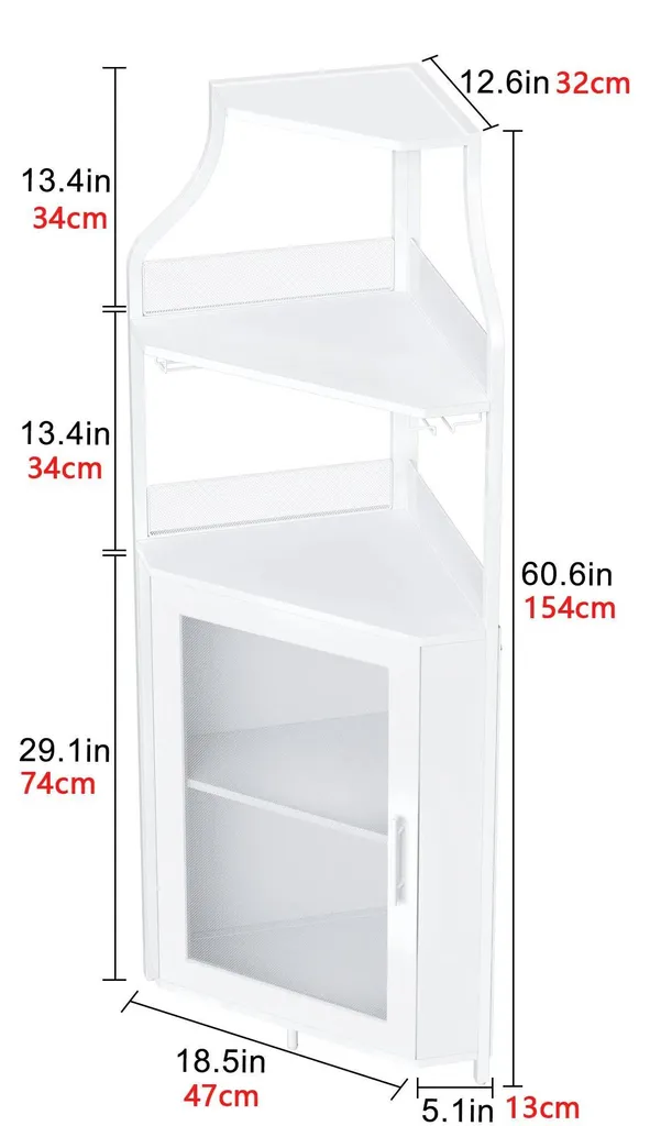 Armoire à vin gain de place pour angle - Solution bar style industriel