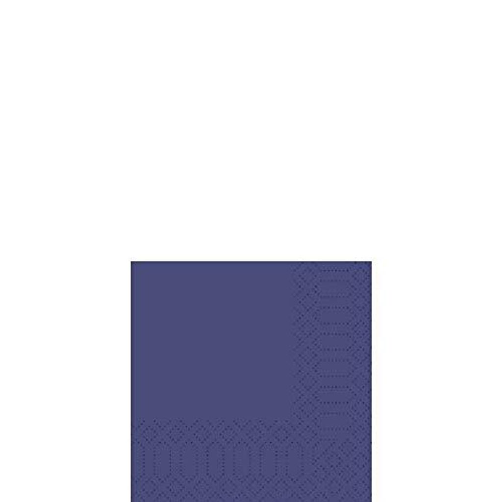 Duni Cocktail-Servietten 3 lagig dunkelblau 24x24cm 250 Produktbild 