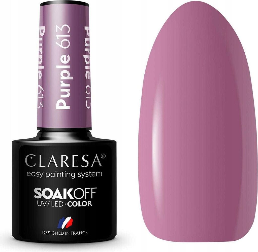 Claresa UV-LED-Gel-Nagellack, 5 ml, Lila 613 Savanna Vibes