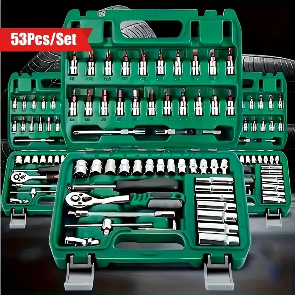 53tlg werkzeug Set，Reparatur Werkzeug，Schraubendreher Produktbild 