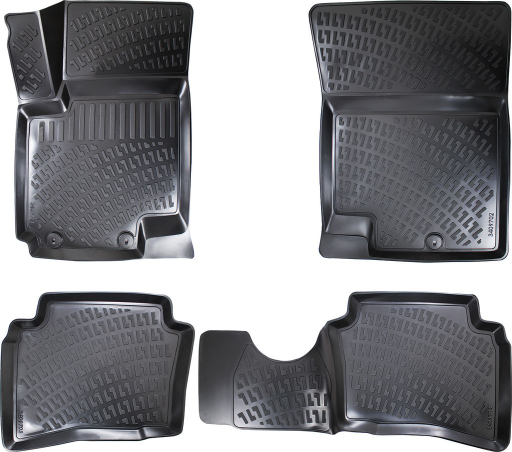 Rizline kompatibel miti Hyundai i20 1.Gen 2008–2014 Autofußmatten 3D Gummimatten
