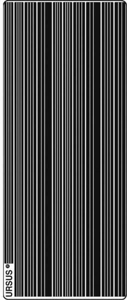 Hologramm-Kreativsticker 10x23cm Motiv 33 VE=5 Stück gold