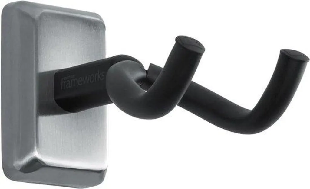 Support mural guitare pour gagner de la place avec finition chrome