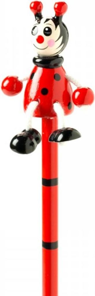Orange Tree Toys Holzstift mit Tiermotiv – Marienkäfer (1 Stück) 5067064323419
