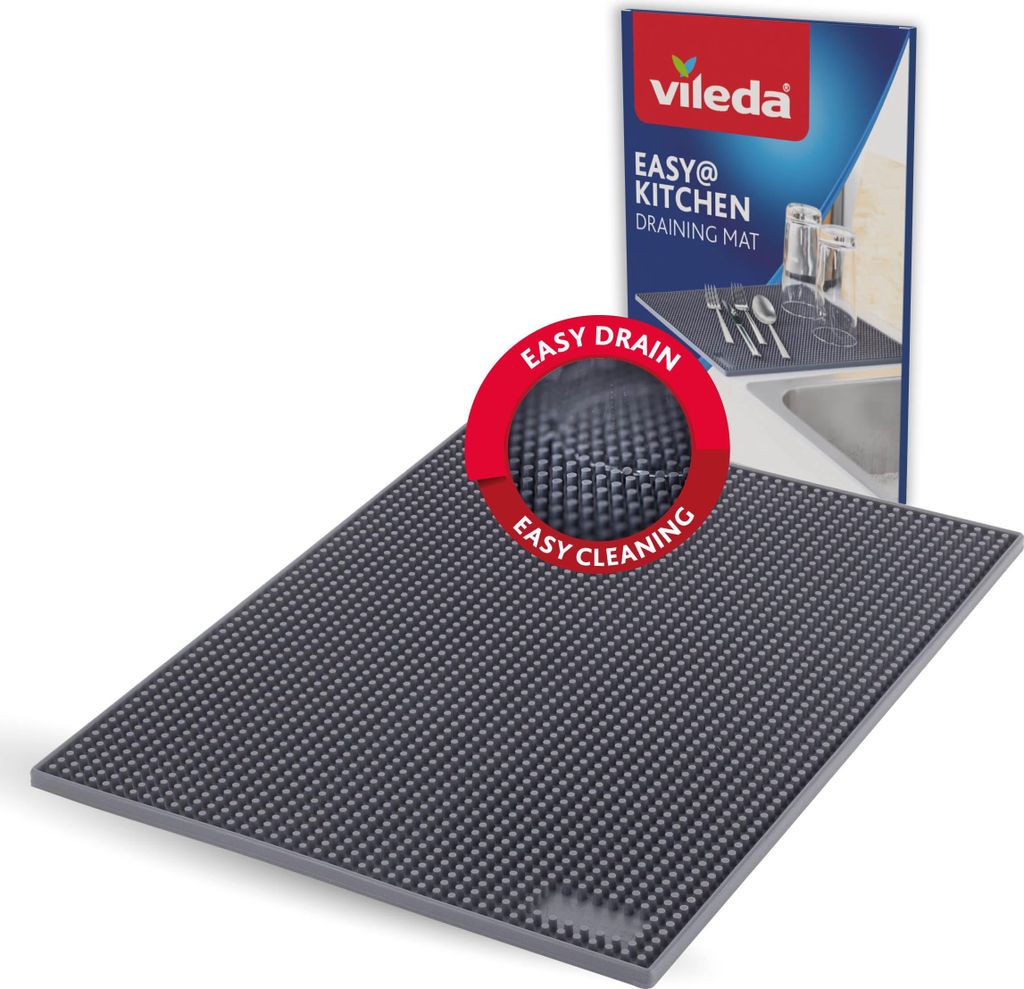 Vileda Abtropfmatte für Geschirr 40 x 30 cm Produktbild 