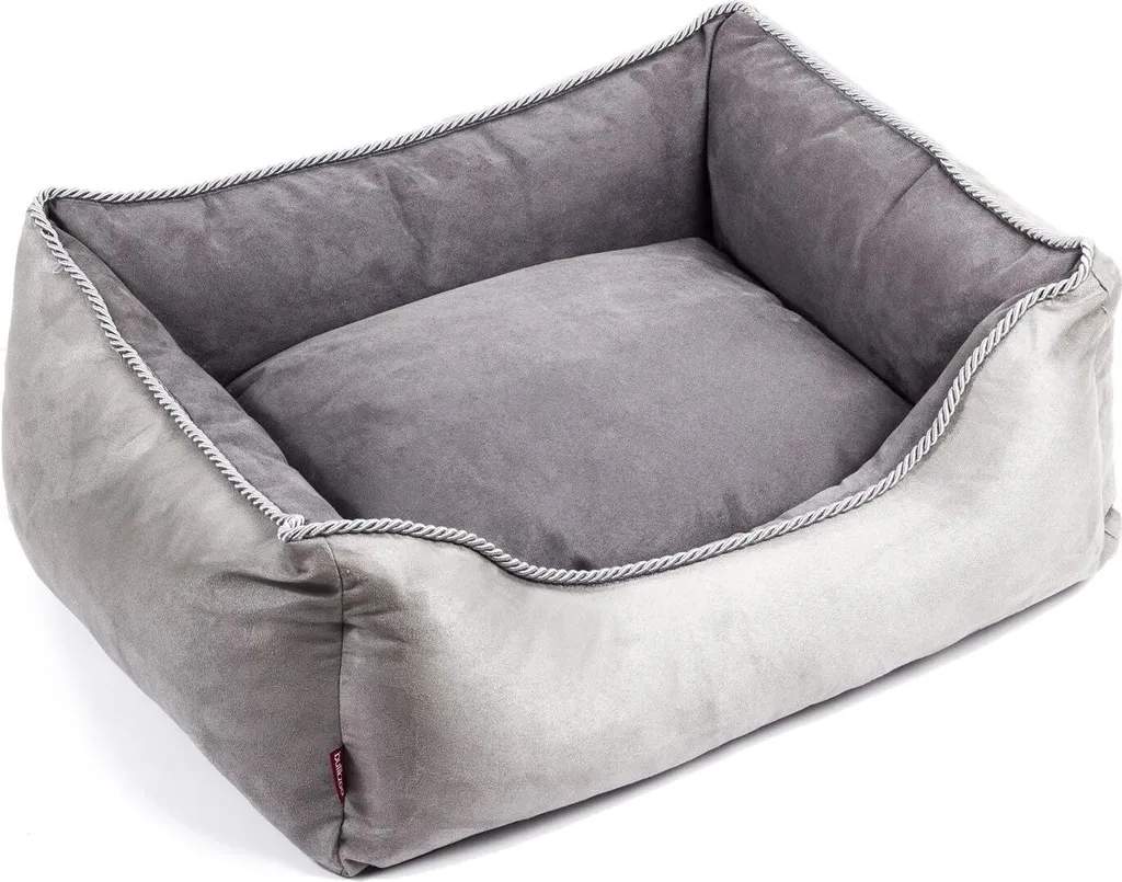 BOUTIQUE ZOO Premium Letto per Cani Grigio L | Un Regalo Speciale 87x76