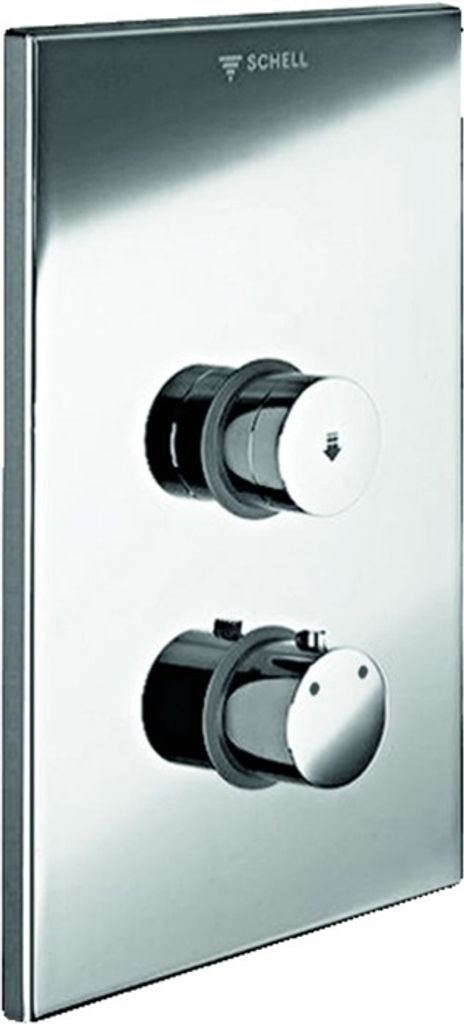 Schell Wandeinbau-Dusche LINUS D-SC-T Frontplatte chrom