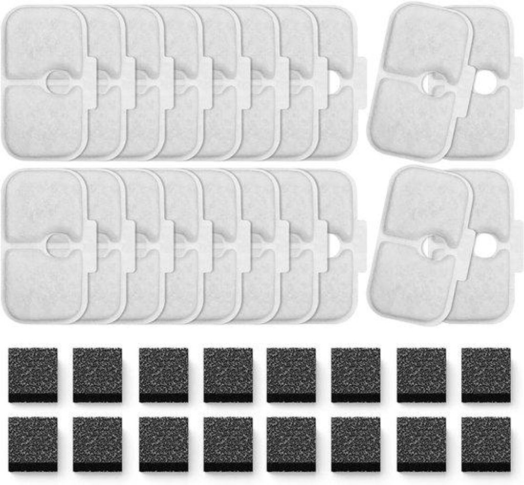 40 filtres pour fontaine à eau pour chat - PLWF005, Image du produit 