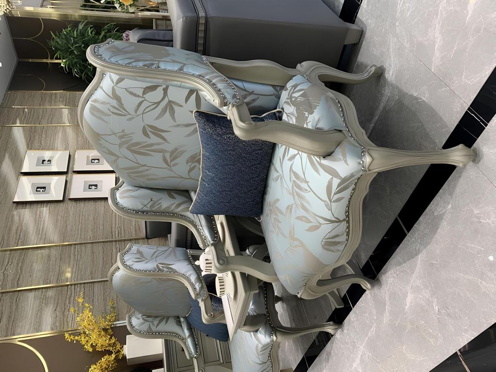 Sessel Stoff Einsitzer Möbel Relax Sitz Design Couch Textil Wohnzimmer Lehnstuhl