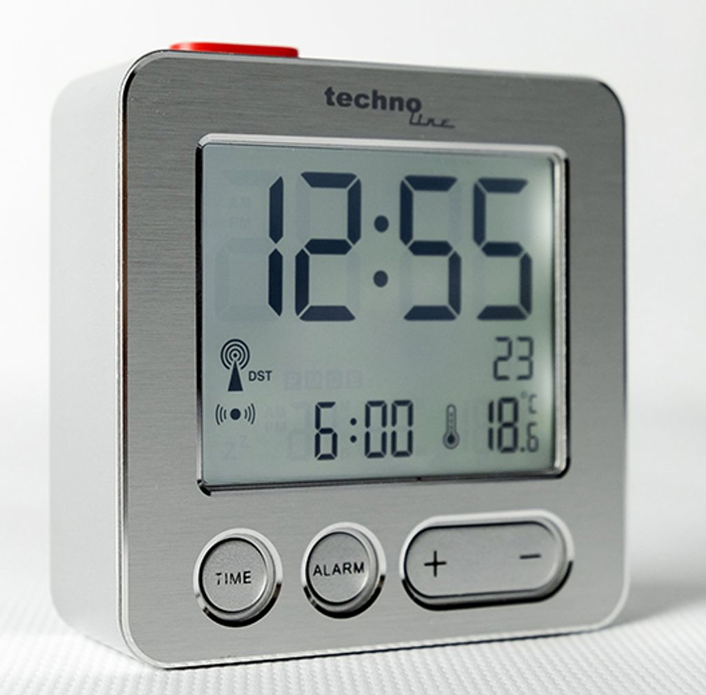 Technoline WT 265, Digitálny budík, Strieborná, F, °C, Obrázok produktu 