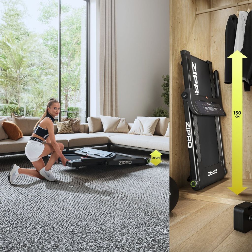 Zipro Pacto iConsole+ klappbares Laufband | breite Produktbild 6