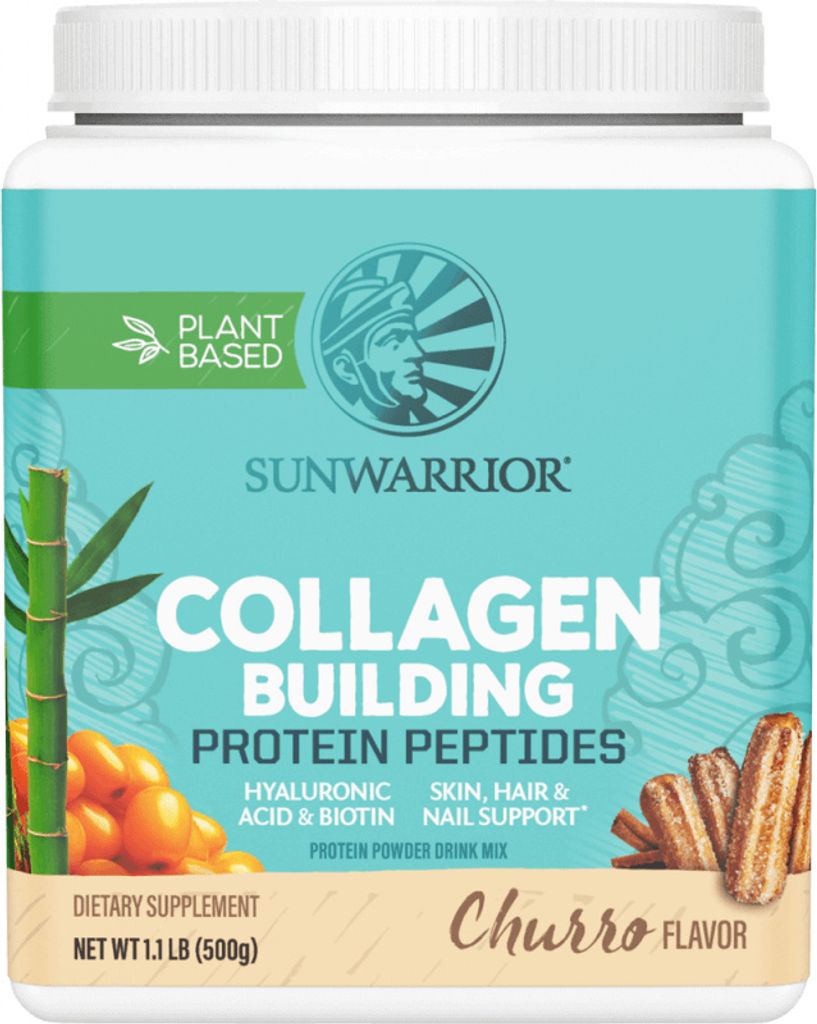 Sunwarrior Collagen Building Protein Peptides (500g) Churro - Eiweiße - Veganes Eiweiß